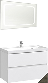 Водолей Мебель для ванной Best 90 подвесная палисандр – фотография-1